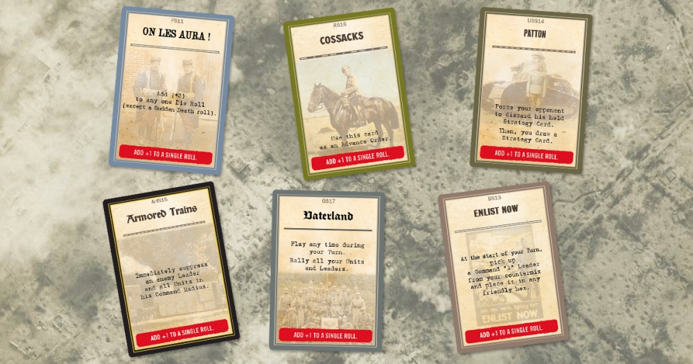 GMT Games - Great War Commander Strategy Cards